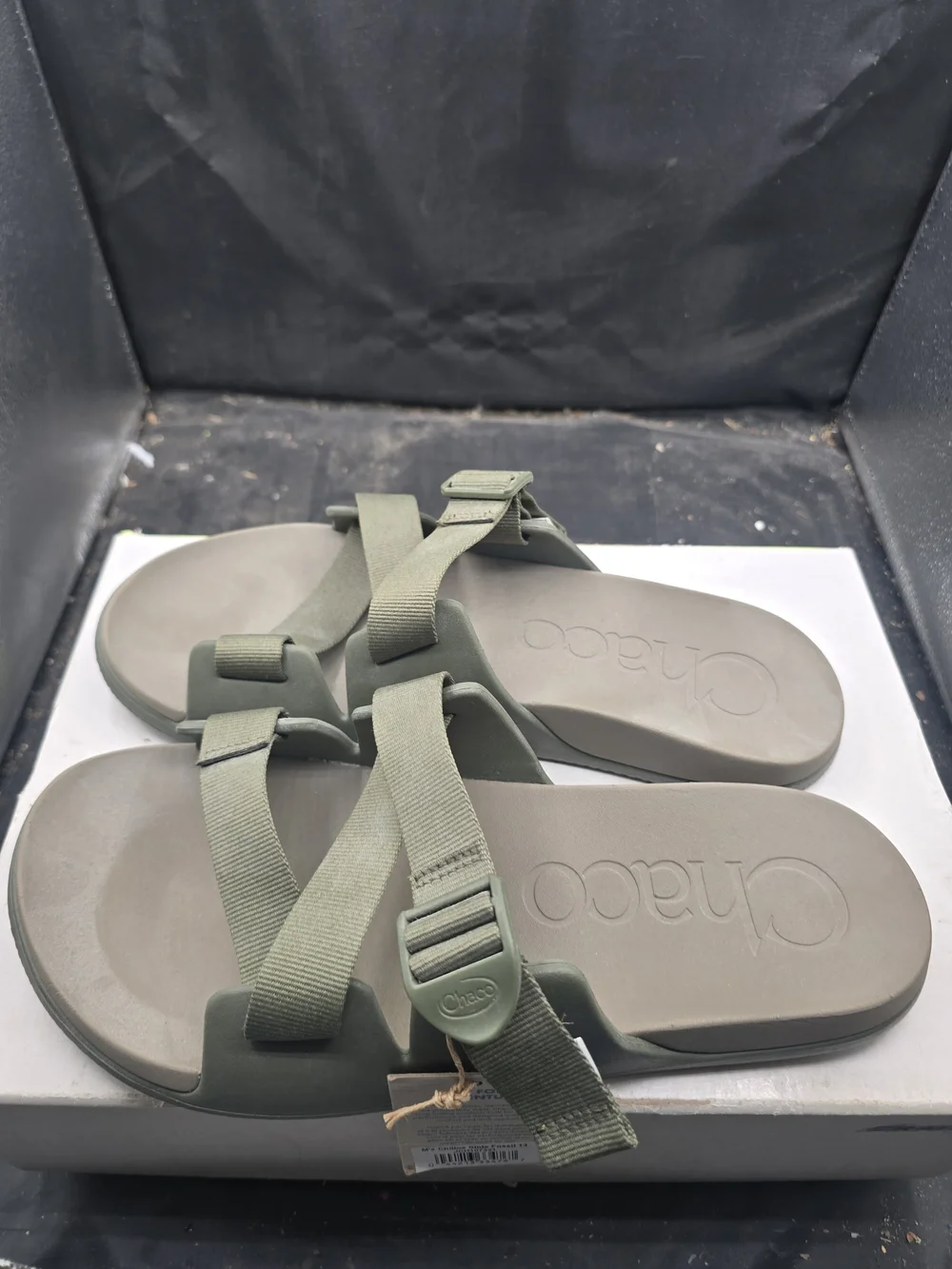 Chaco Men’s Olive‎ Green Z/Slide Strappy Sandals